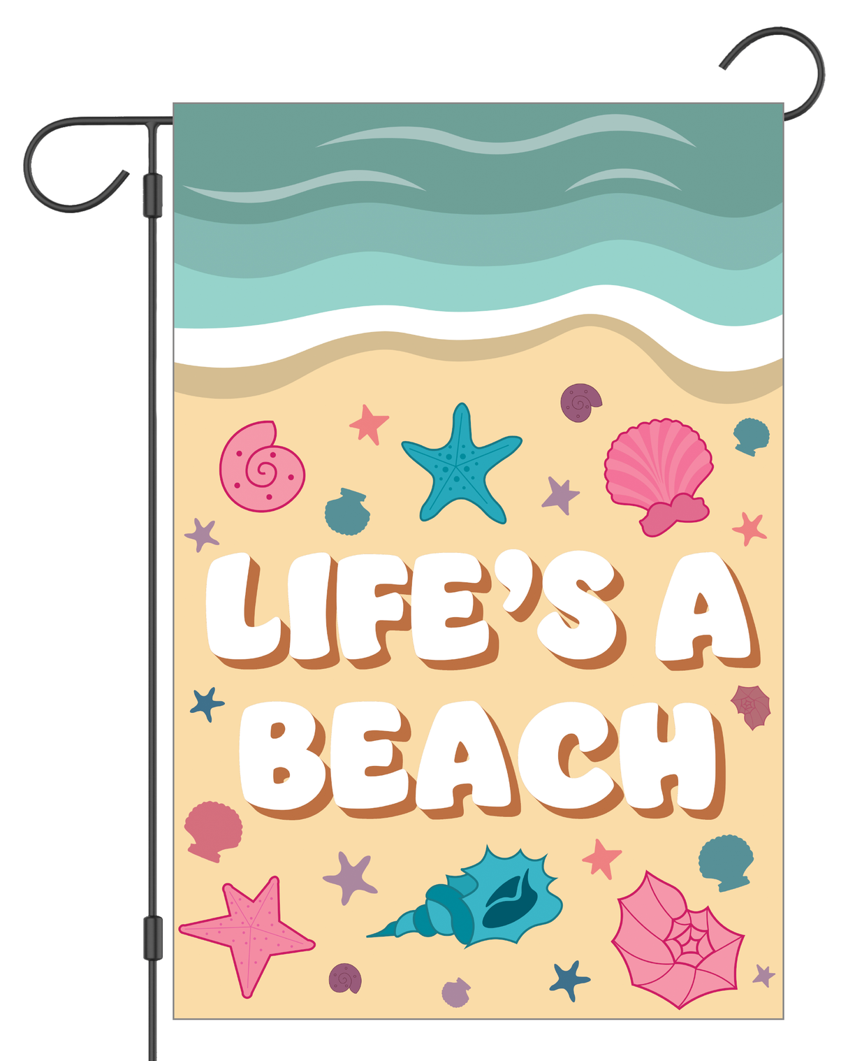 "Life's a Beach" Garden Flag #G3024