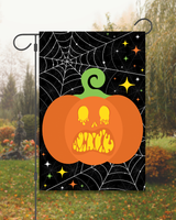 Melting Pumpkin Halloween Garden Flag #G3030