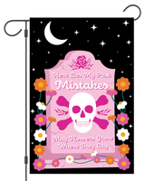 "Here Lies My Past Mistakes" Gravestone Garden Flag #G3032