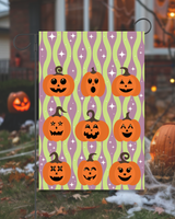 Cute Pumpkin Faces Garden Flag #G3034