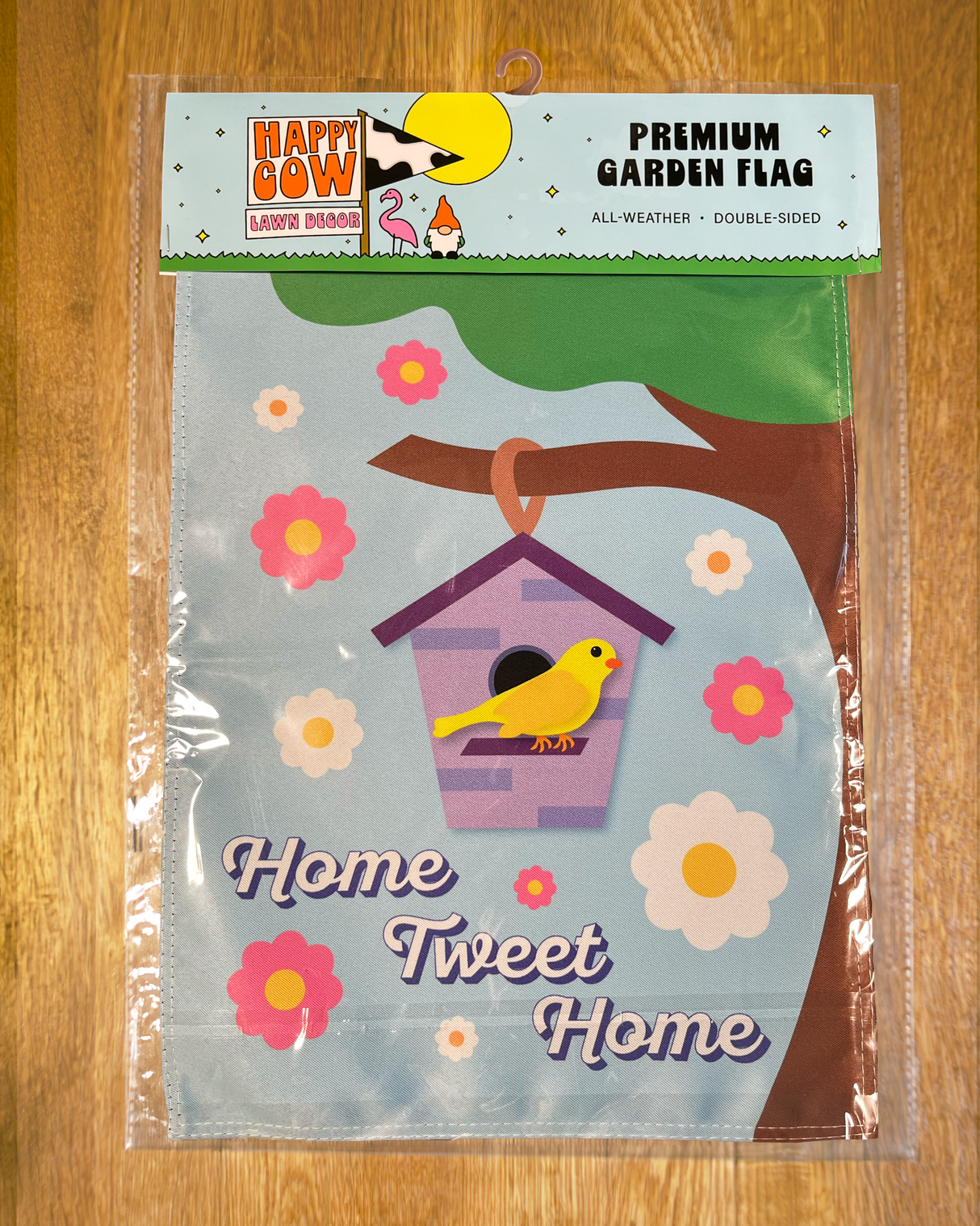 "Home Tweet Home" Birdhouse Garden Flag #G3044