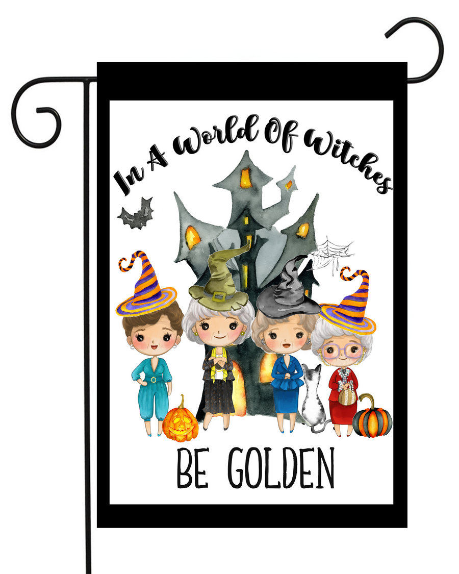 Golden Girls Halloween Garden Flag #G2028