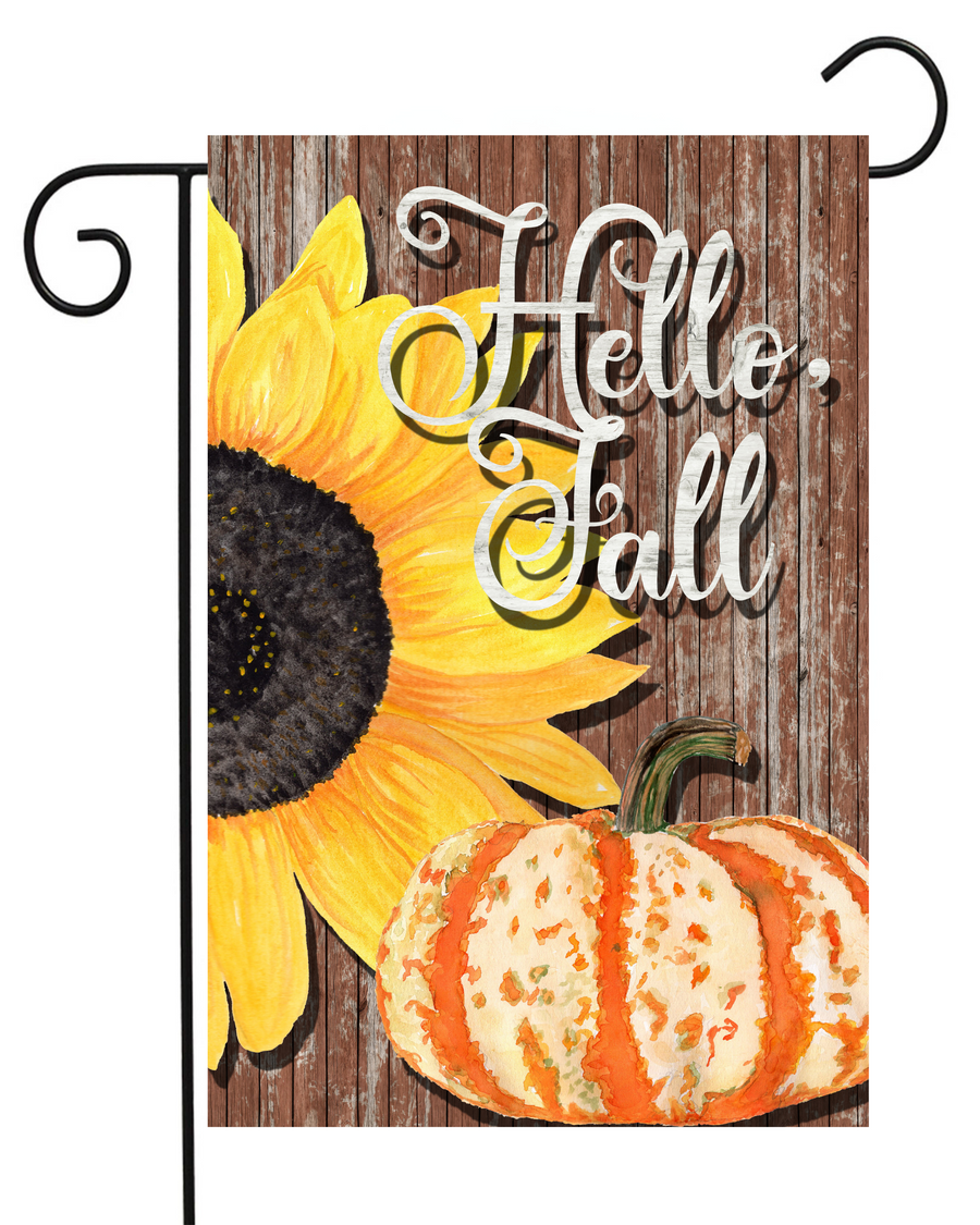 Hello, Fall Garden Flag #G1597