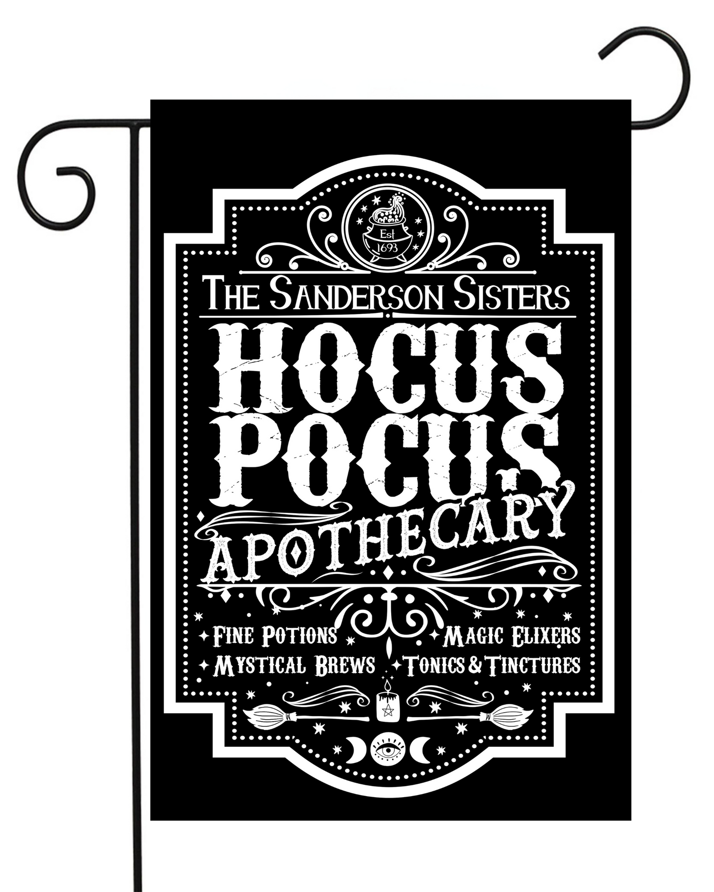 Hocus Pocus Apothecary Garden Flag #G2034