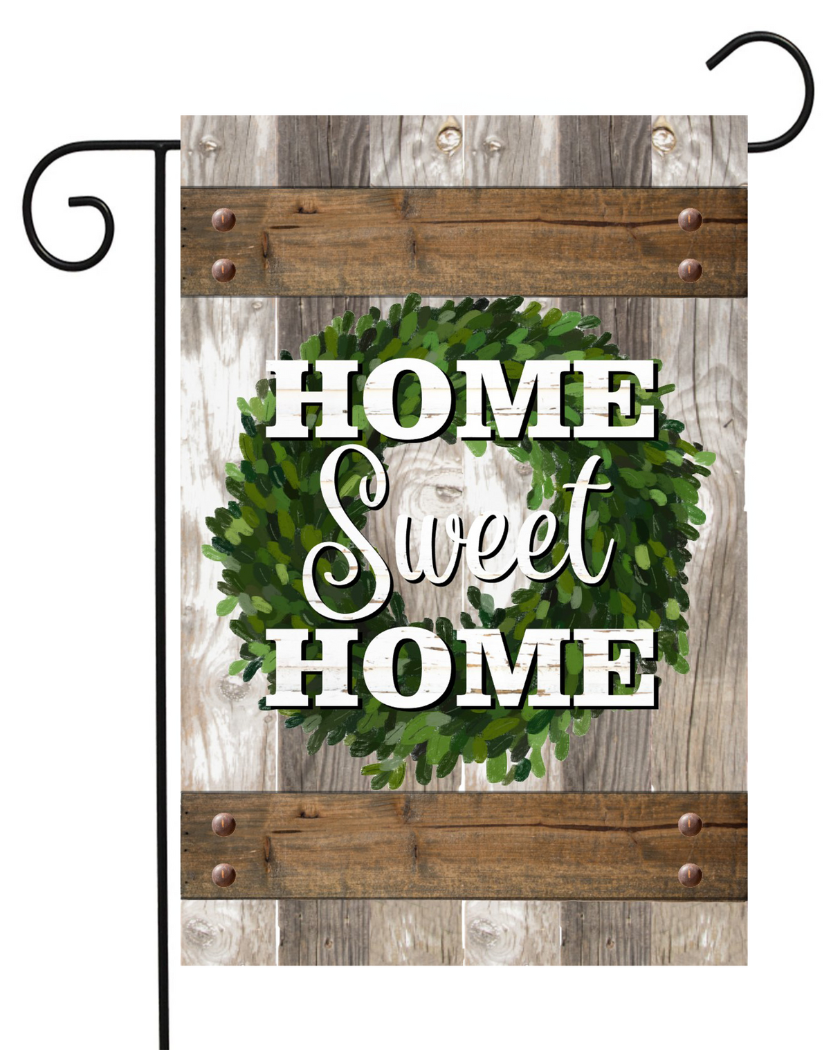 Home Sweet Home Wreath Garden Flag #G1770