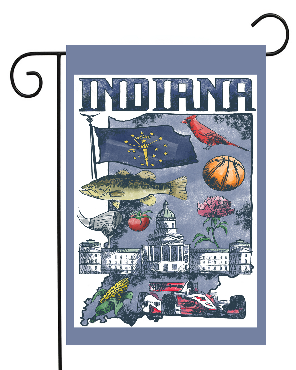 Indiana Garden Flag #G2593