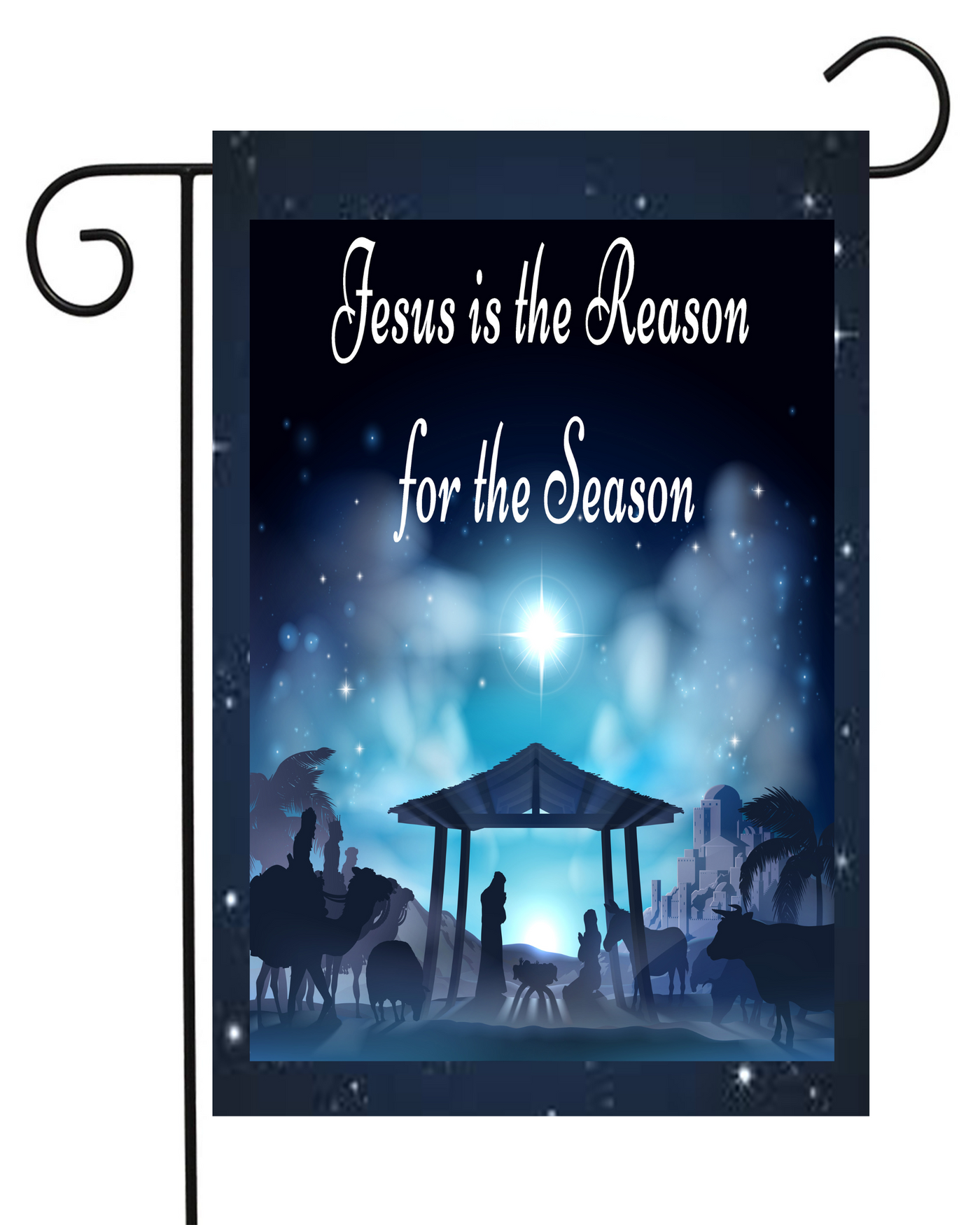 Jesus is the Reason for the Season Garden Flag #G1819