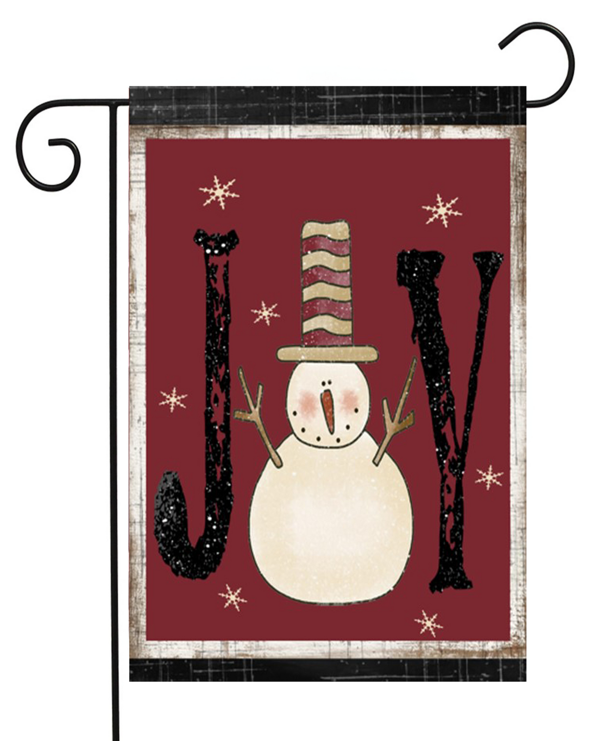 Joy Snowman Garden Flag #G2533