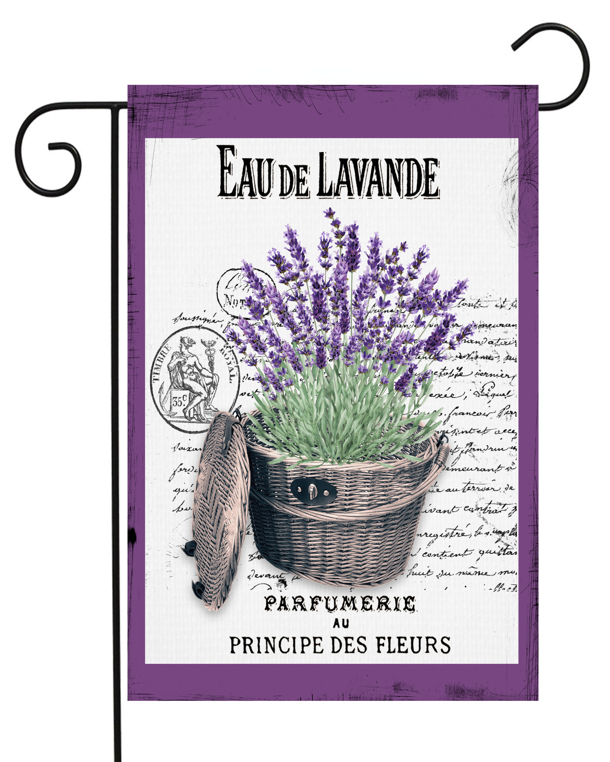 Lavender Garden Flag #G1947