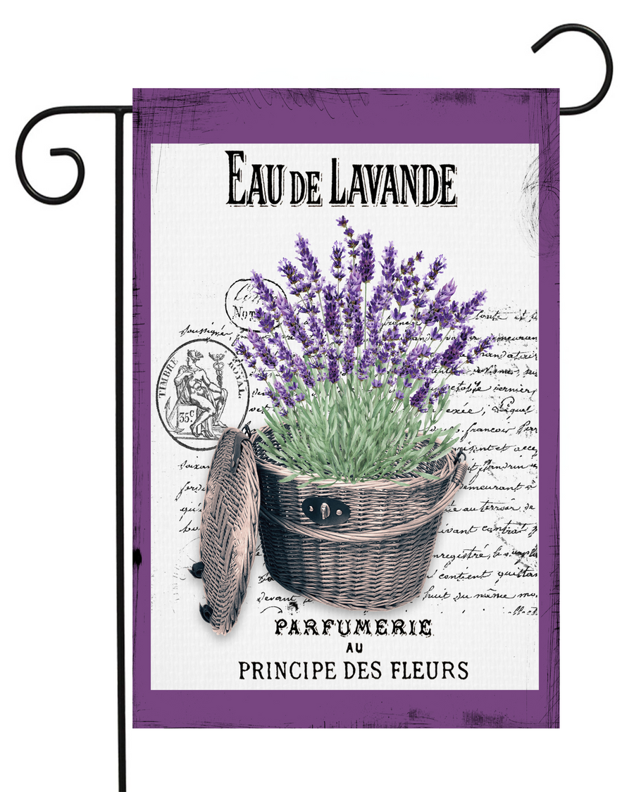 Lavender Garden Flag #G1947