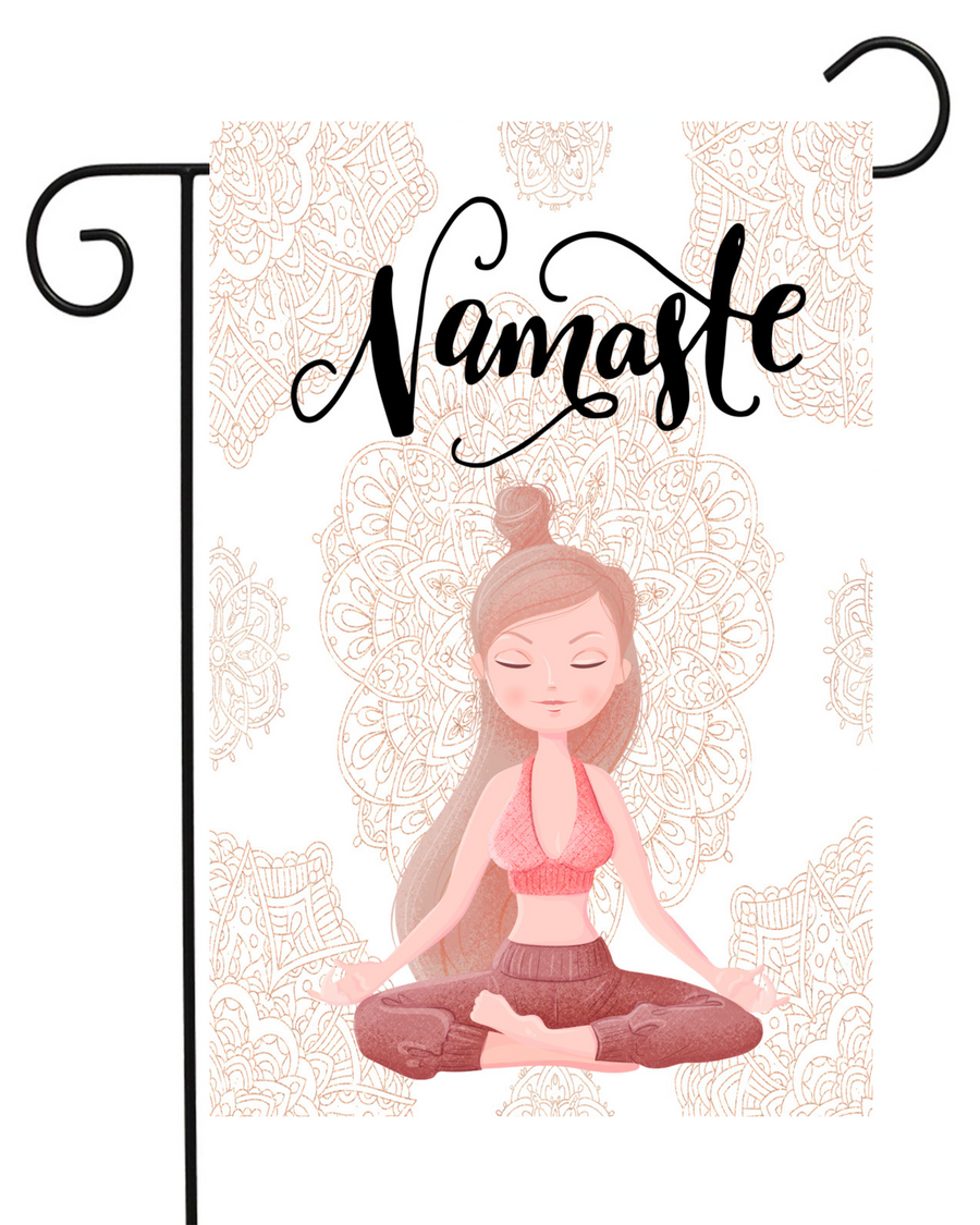 Namaste Garden Flag #G1857