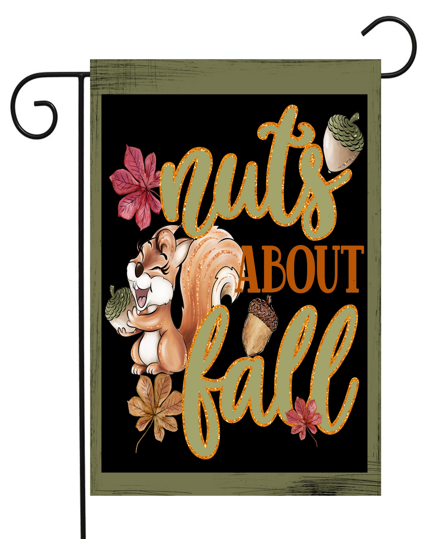 Nuts About Fall Garden Flag #G2118