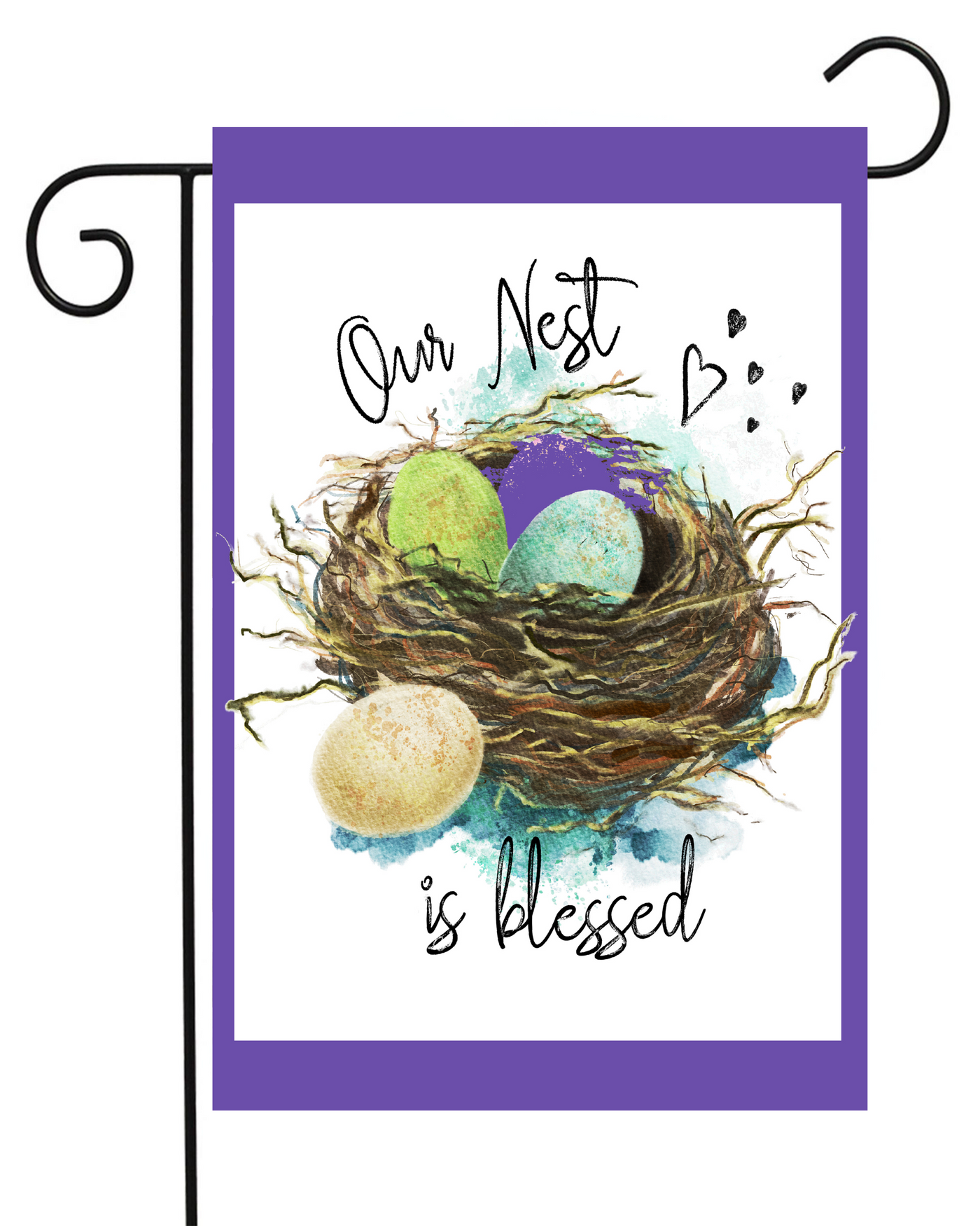 Our Nest is Blessed Garden Flag #G1741