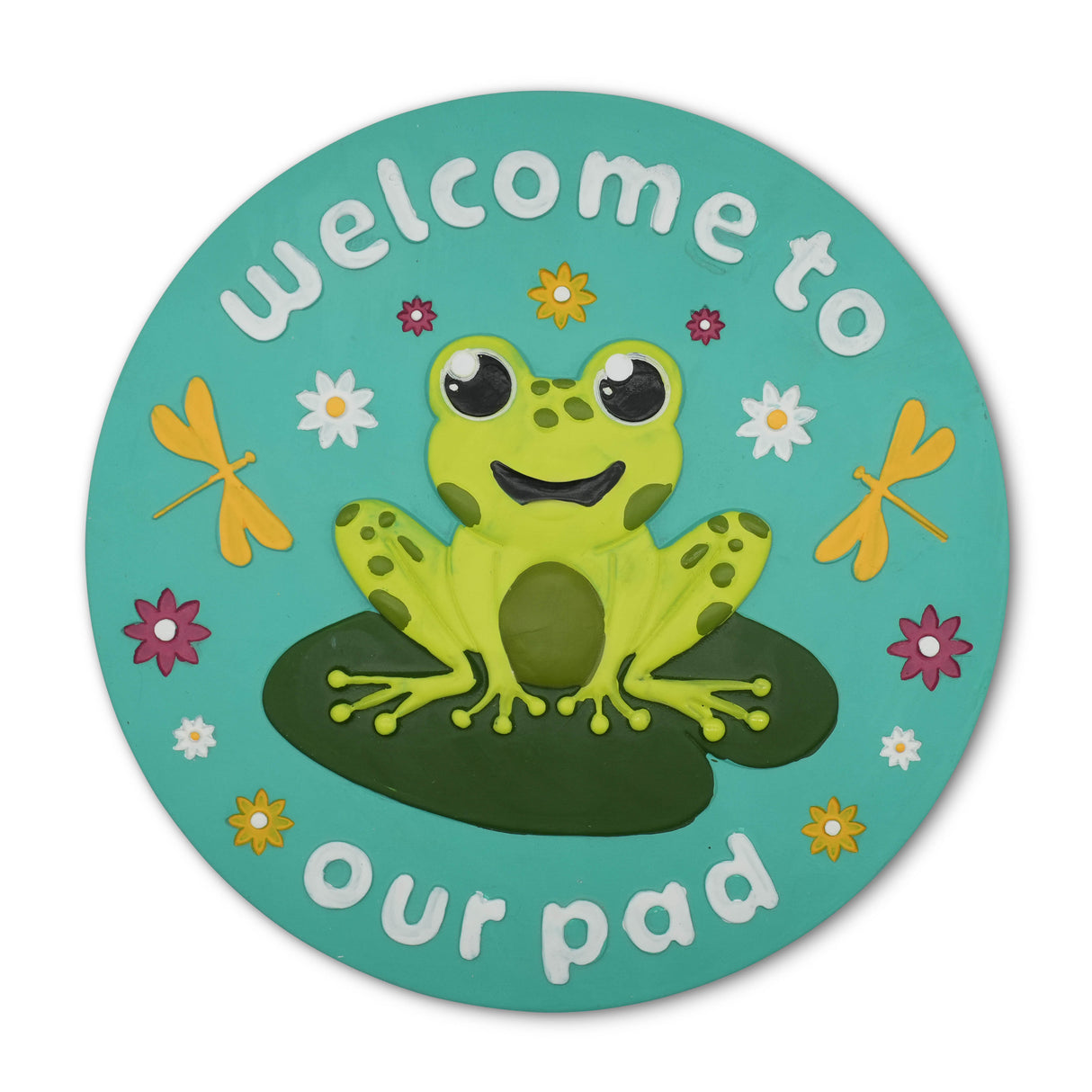 “Welcome to Our Pad” Garden Stepping Stone #S1001