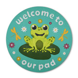 “Welcome to Our Pad” Garden Stepping Stone #S1001