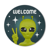 “Welcome Alien” Garden Stepping Stone #S1010