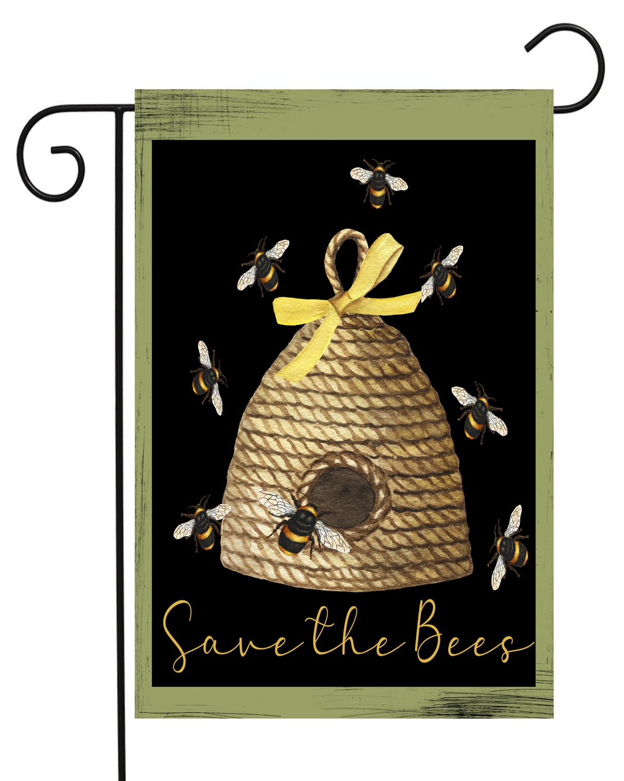 Save the Bees Garden Flag #G2097