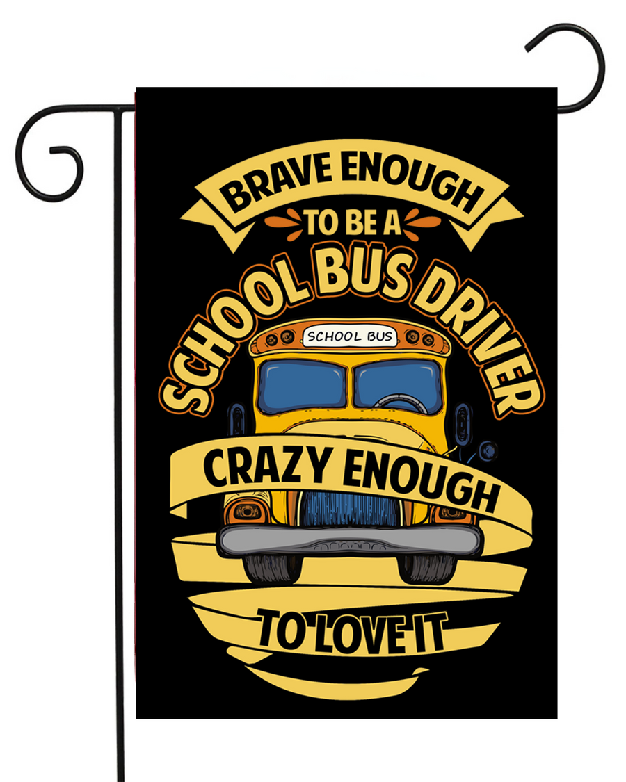 School Bus Driver Garden Flag #G1651