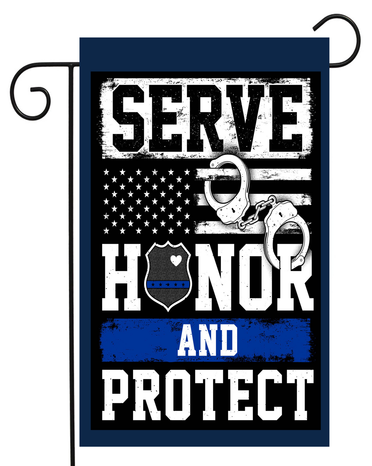 Serve Honor Protect Garden Flag #G2024