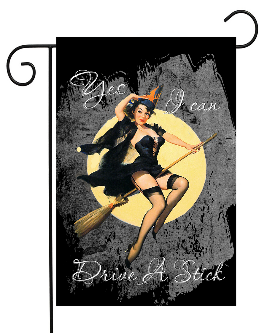 Sexy Witch Garden Flag #G2124