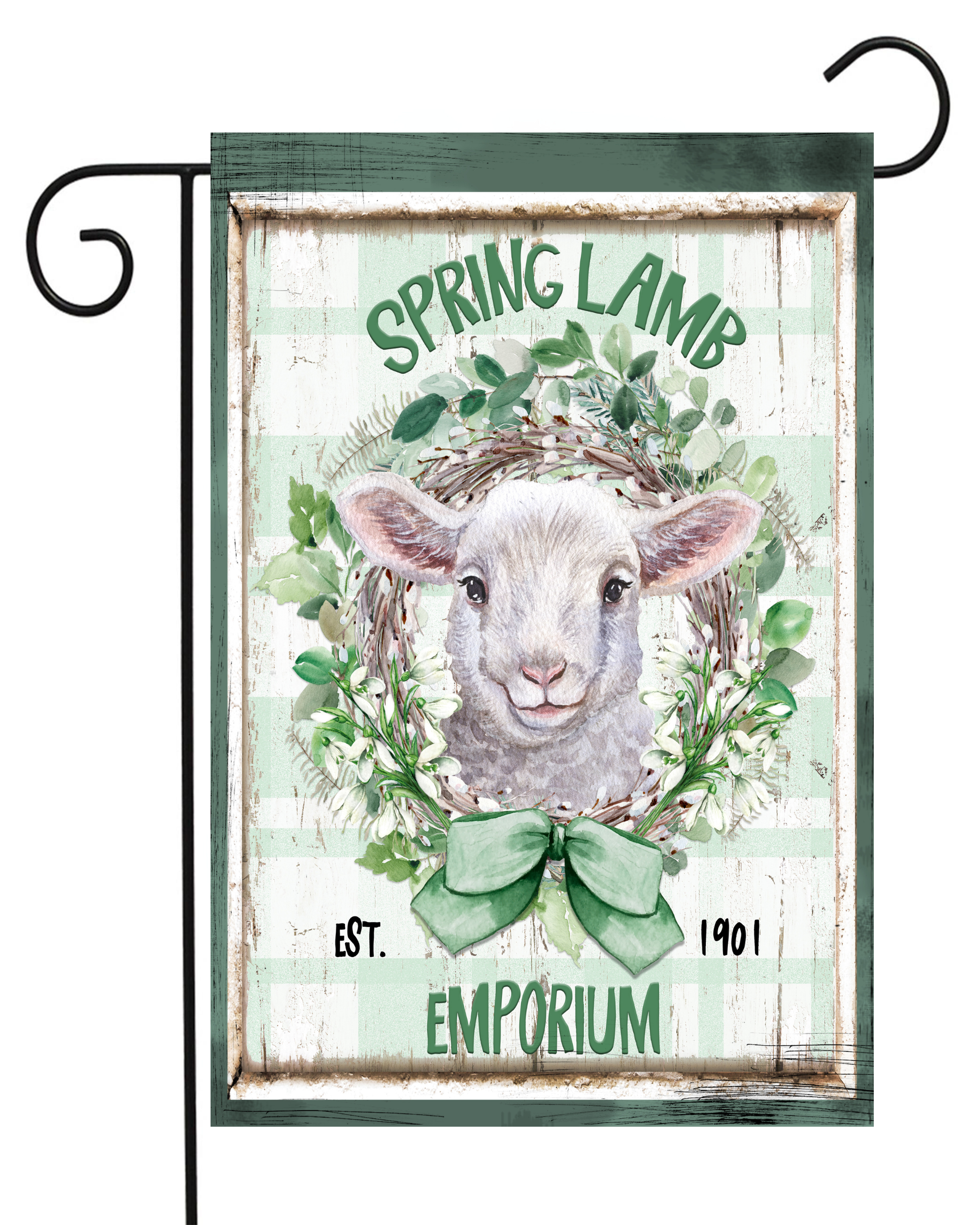 Spring Lamb Emporium Garden Flag #G2213