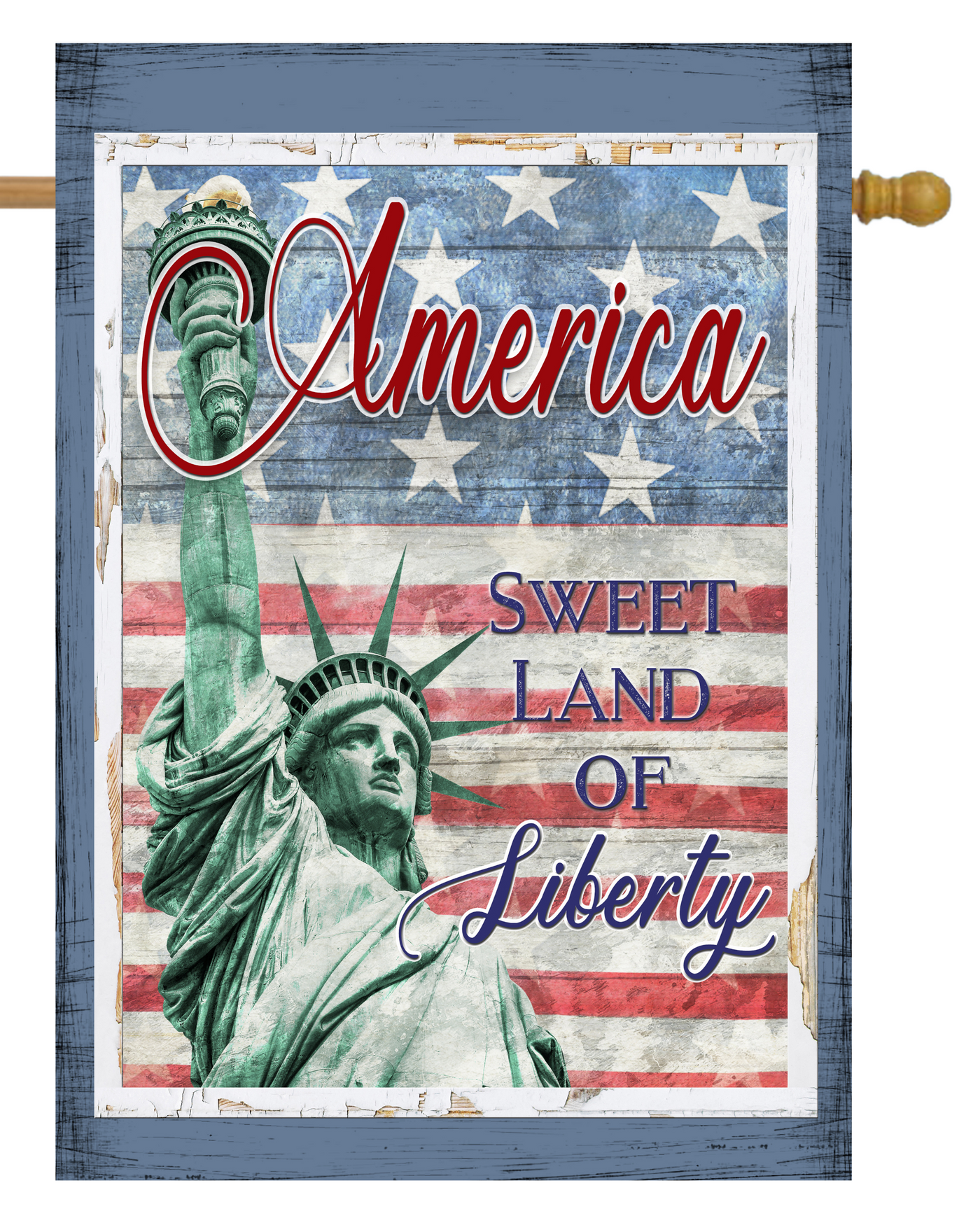 Statue of Liberty We the People House Flag #H2629