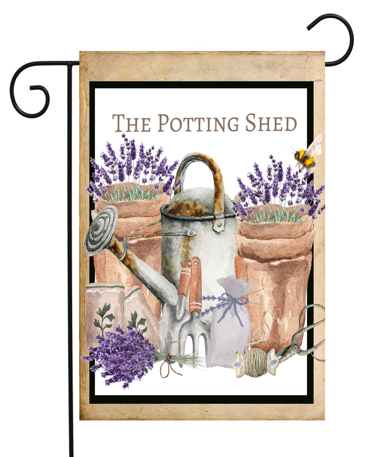 The Potting Shed Garden Flag #G1898