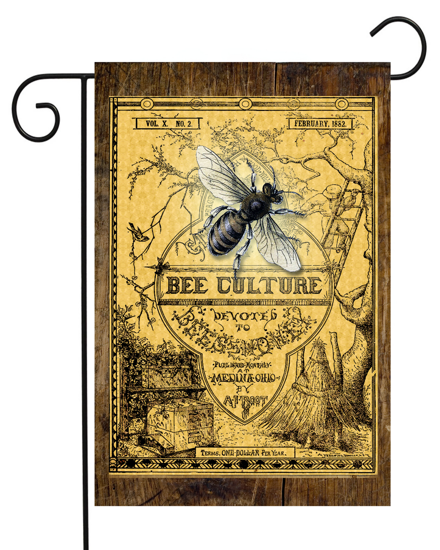 Bee Culture Garden Flag #G2195