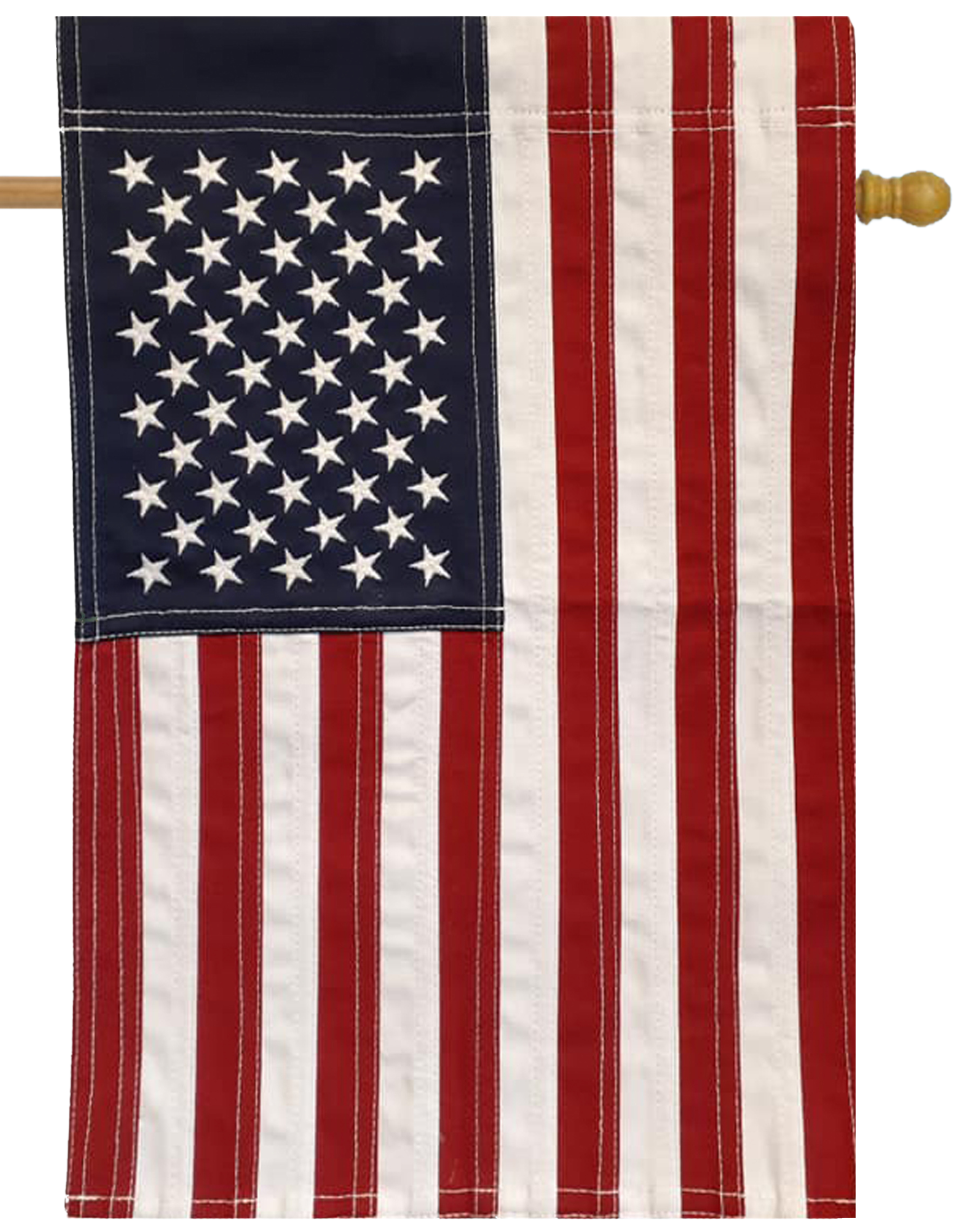 USA Cotton Stitched House Flag #H2158