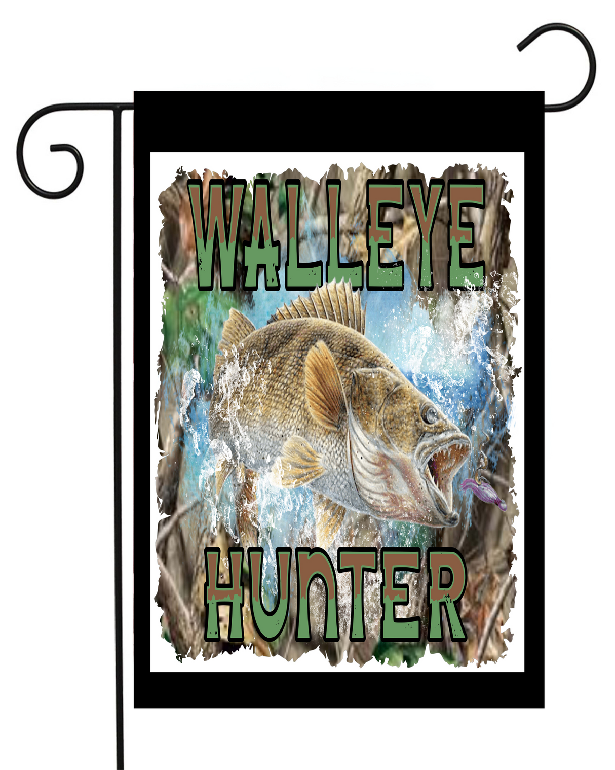 Walleye Hunter Garden Flag #G2607