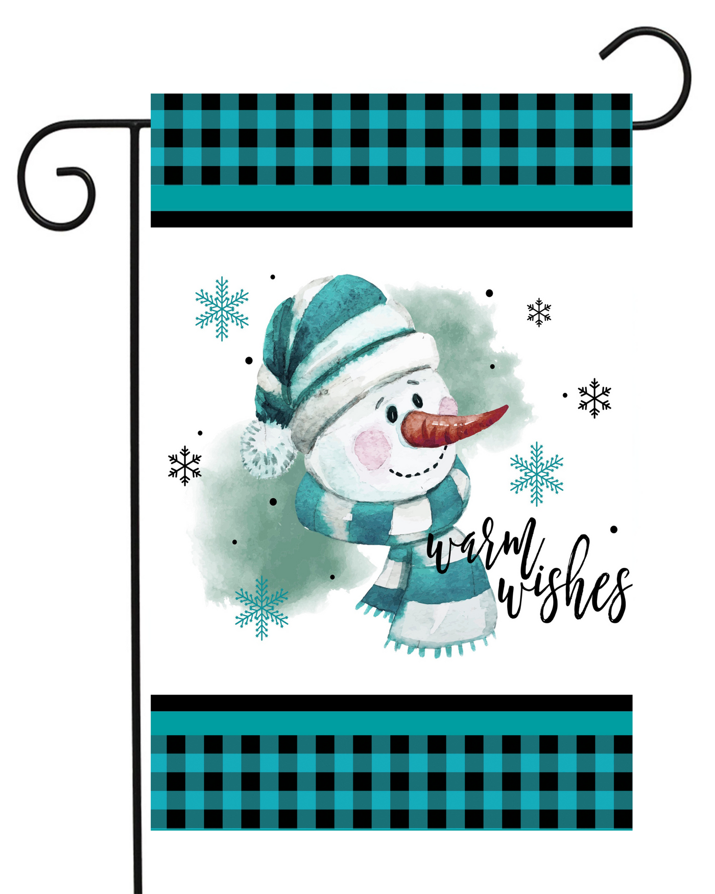 Warm Wishes Snowman Garden Flag #G1670