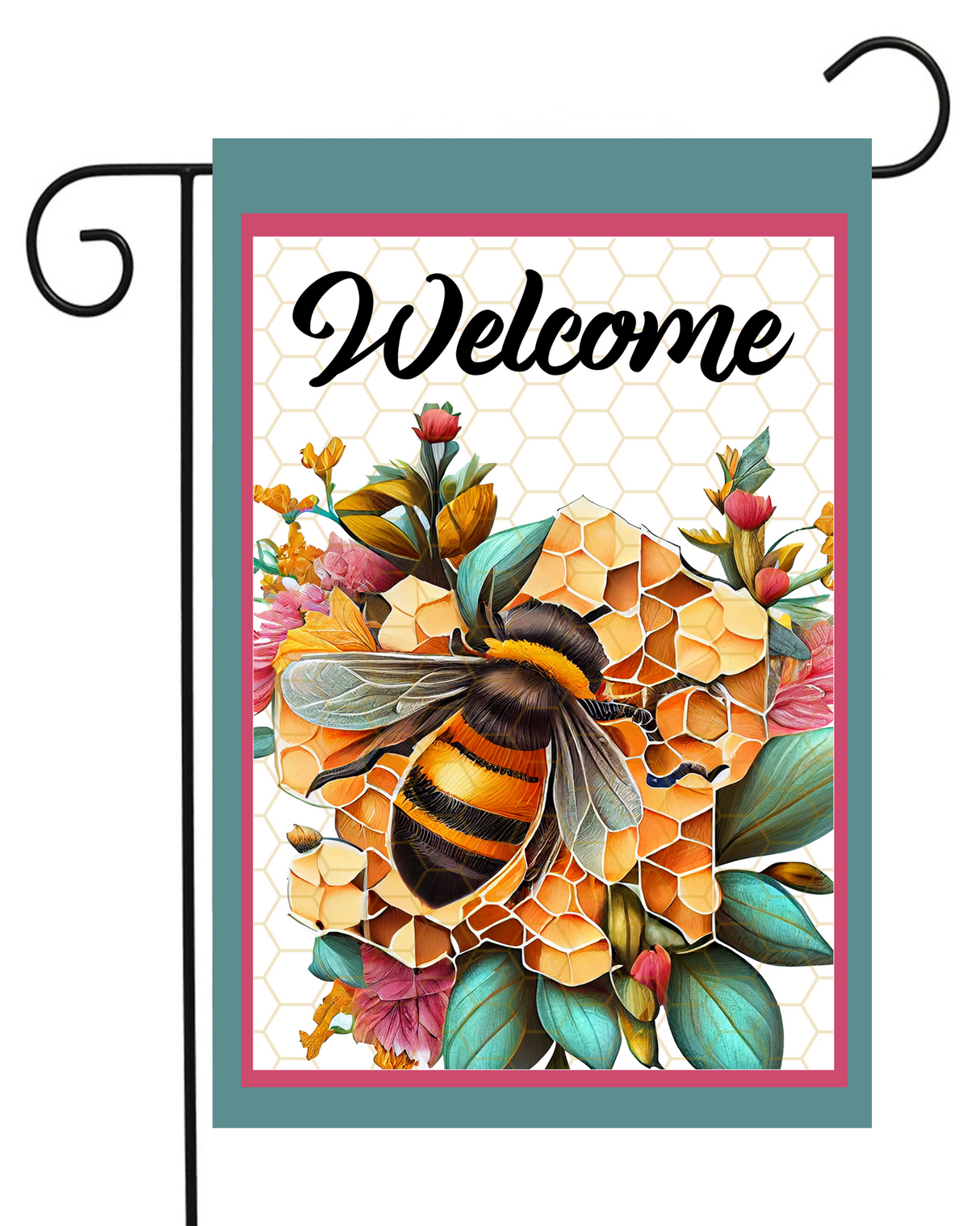 Welcome Bee Garden Flag #G2549