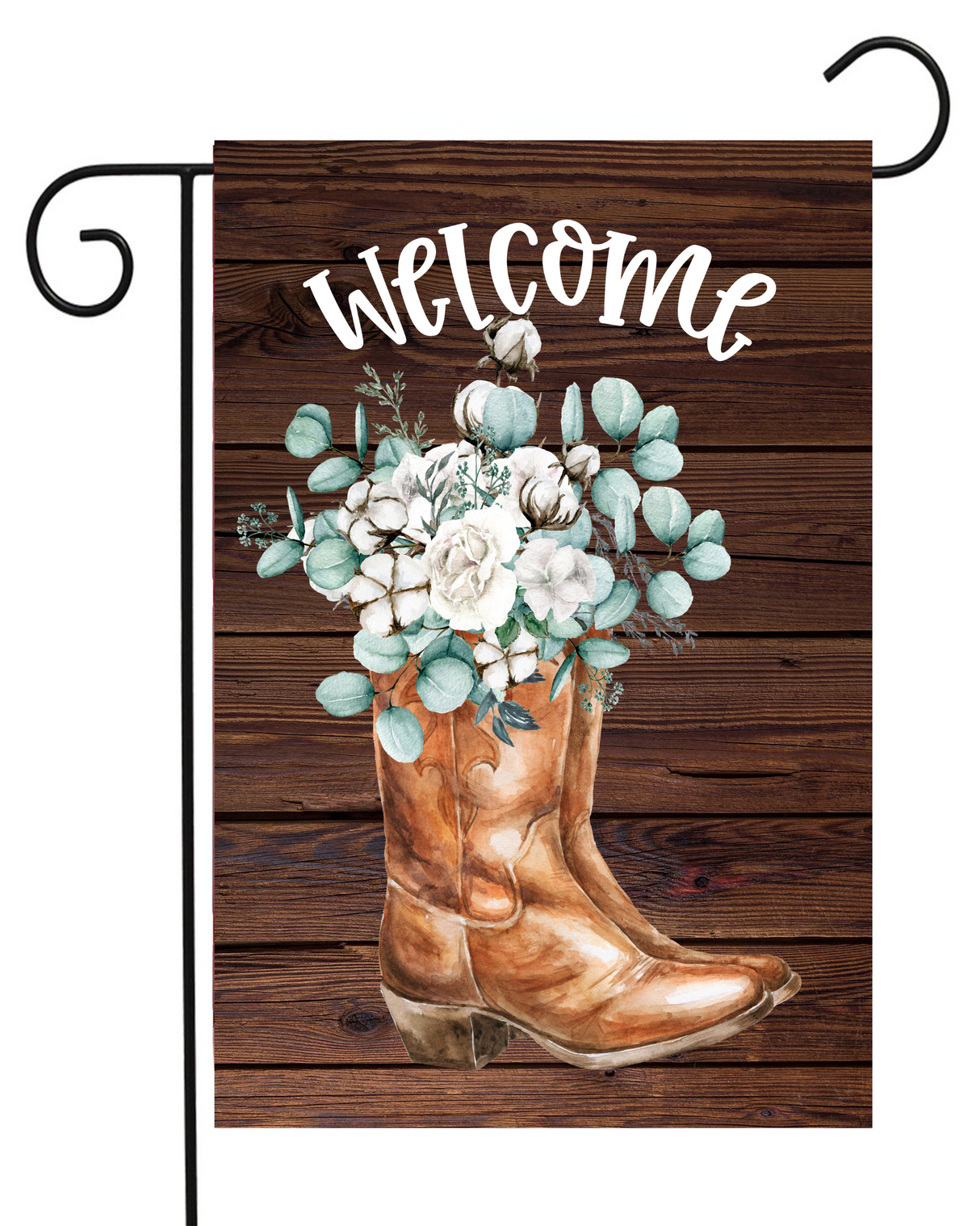 Welcome Cowboy Boots Garden Flag #G2324