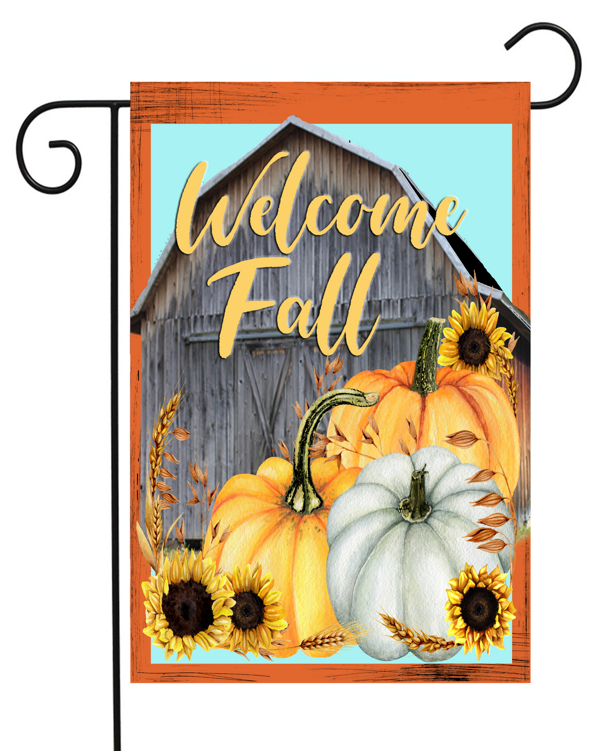 Welcome Fall Barn Garden Flag #G1511