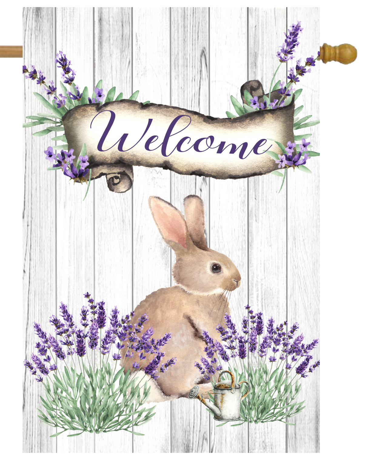 Welcome Rabbit House Flag # H1322