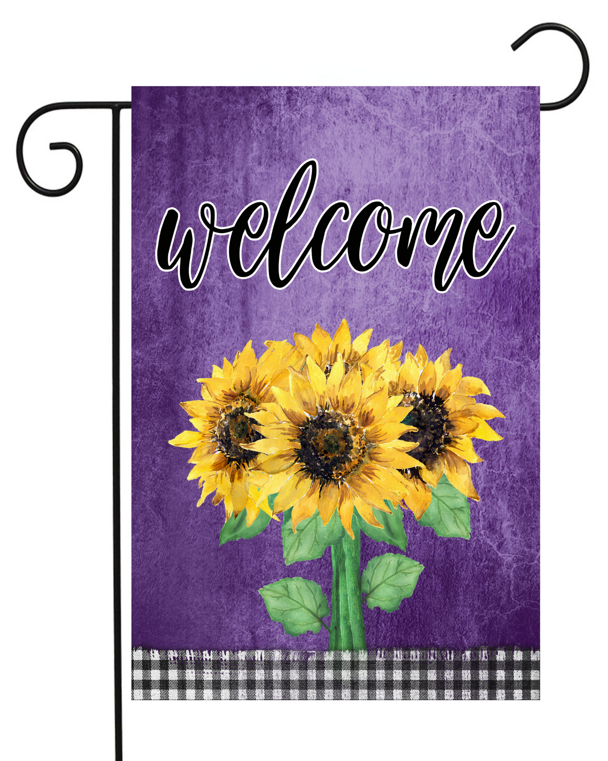 Welcome Sunflower Garden Flag #G2114