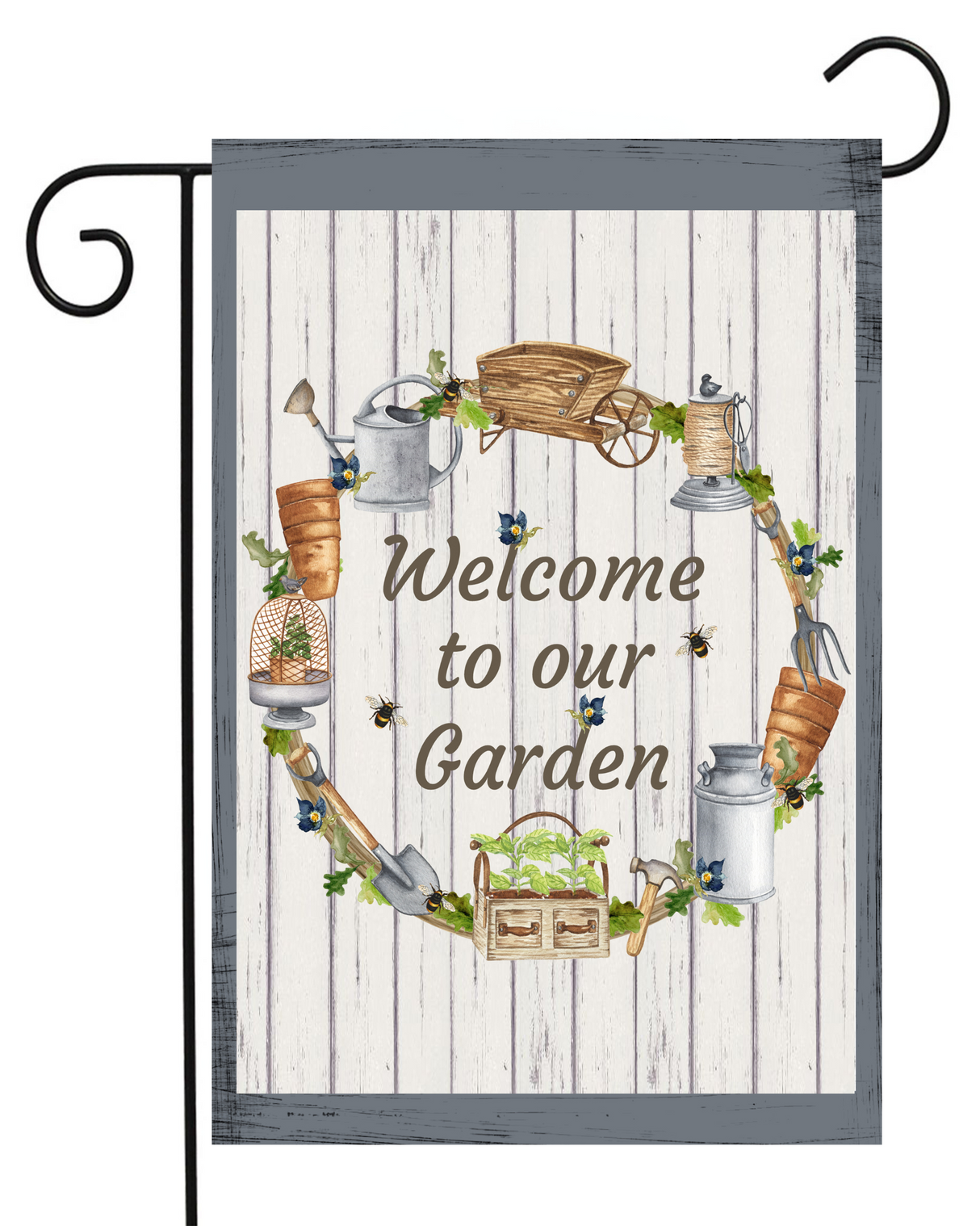 Welcome to Our Garden Garden Flag #G2056