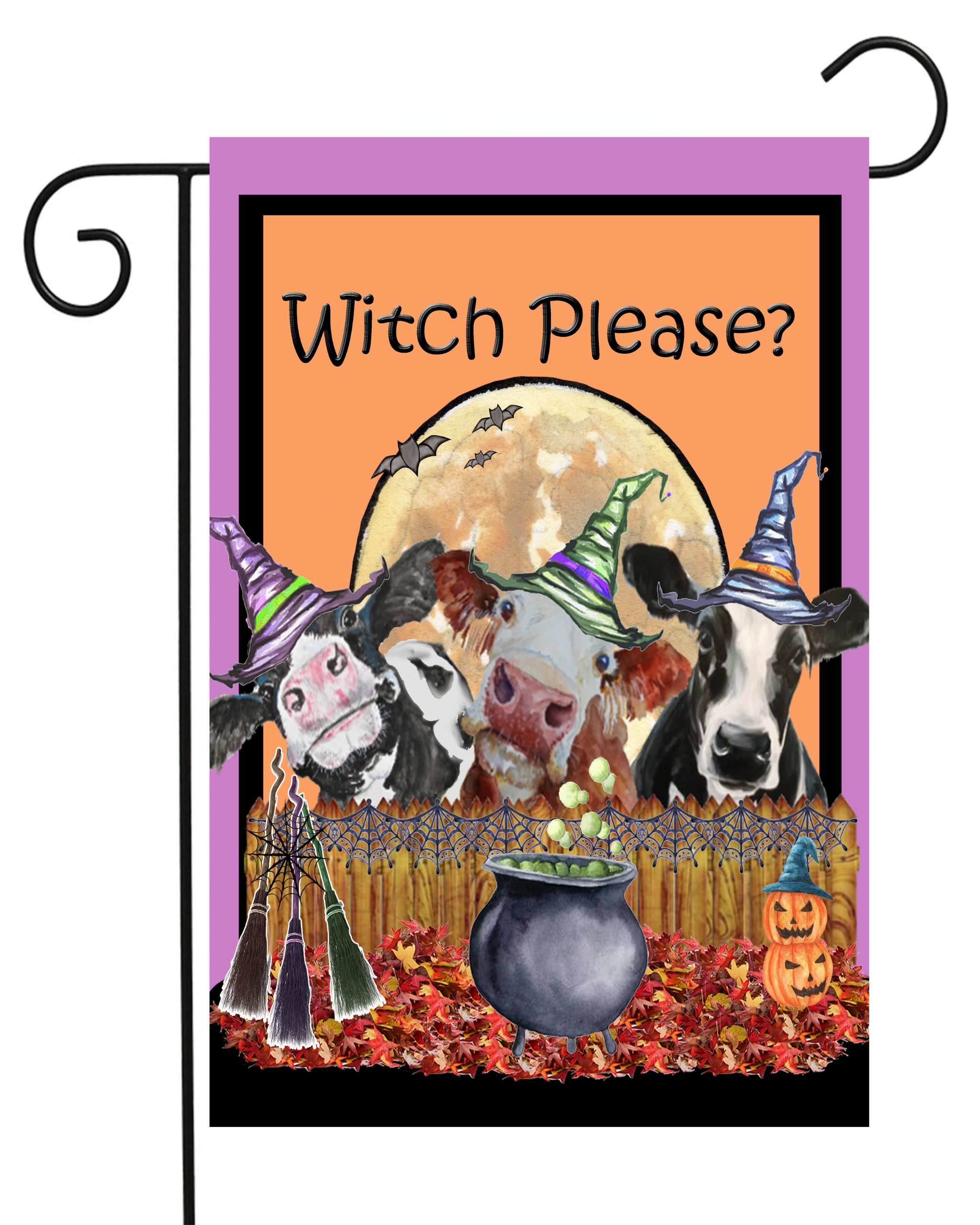 Witch, Please! Garden Flag #G1603