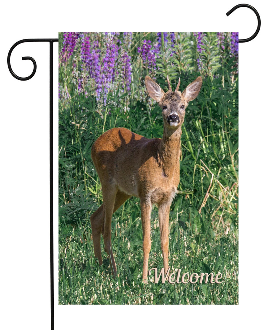 Welcome Deer Garden Flag #G2223