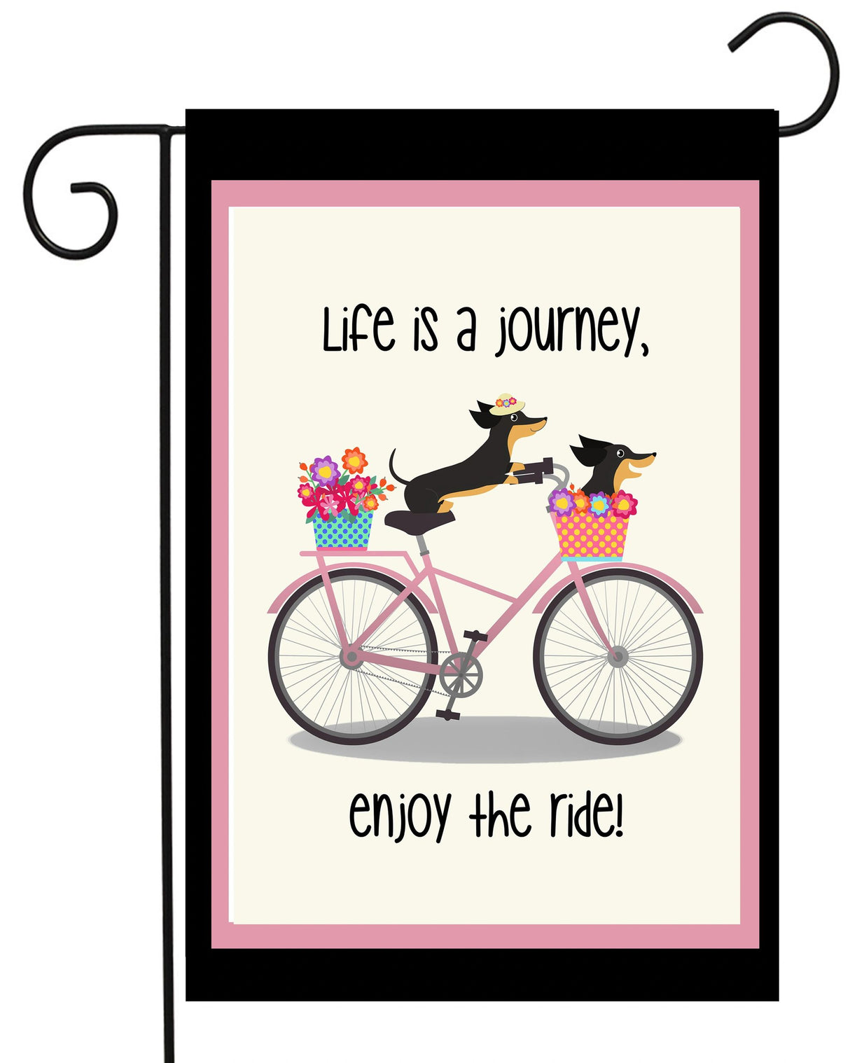 Life Is A Journey Garden Flag #G2395