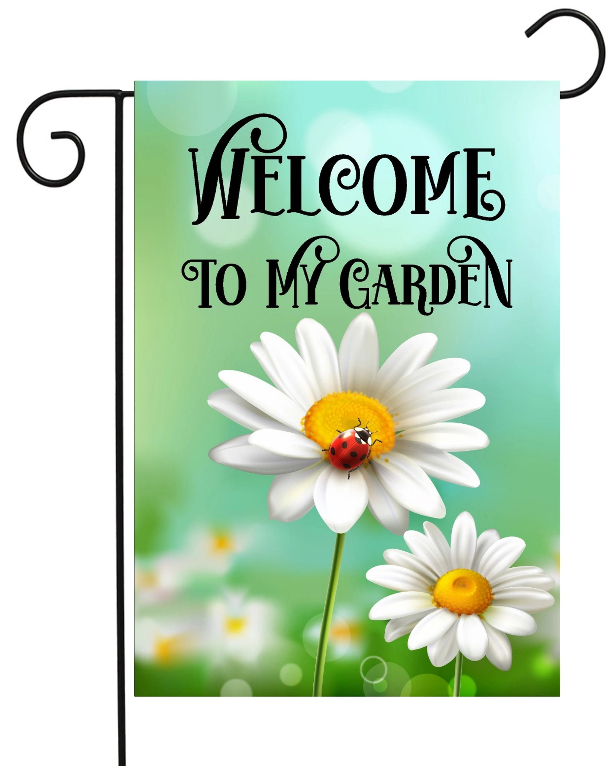 Welcome to My Garden Garden Flag #G2297