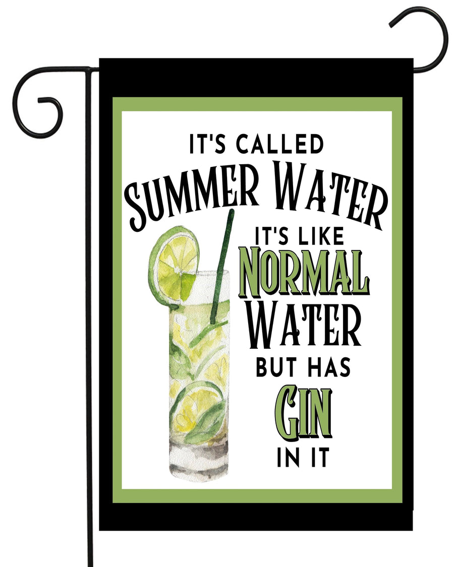 Summer Water Has Gin Garden Flag #G2457