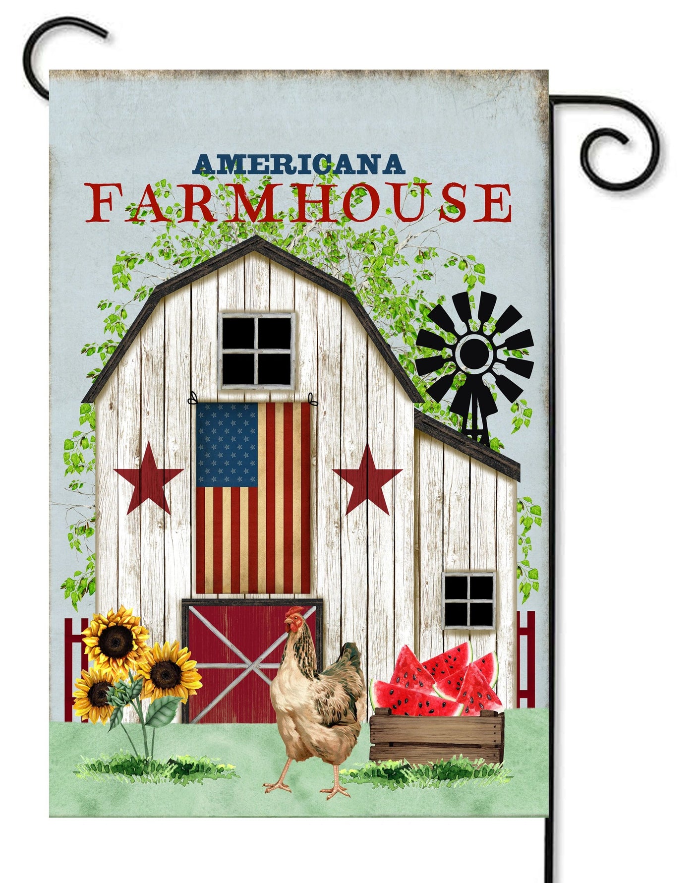 Farmhouse Garden Flag #G2110