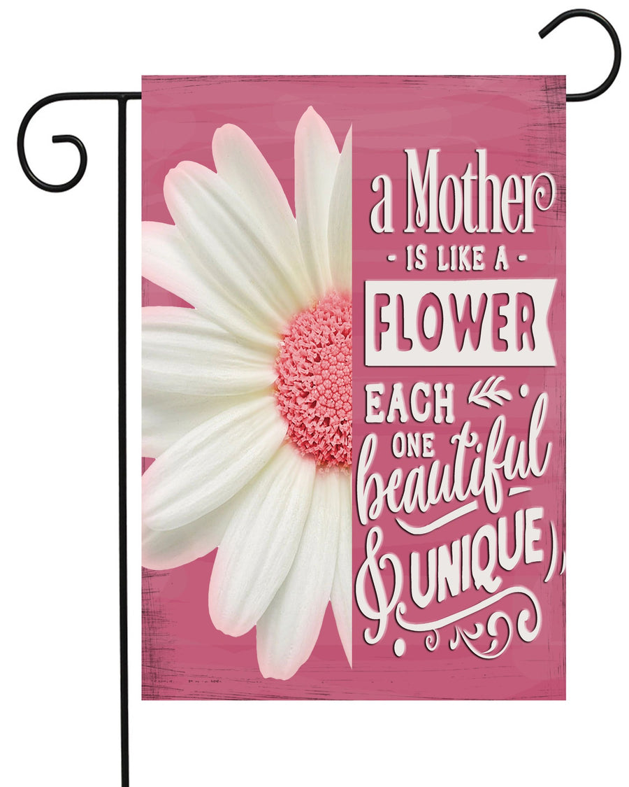 A Mother is Like a Flower Garden Flag #G2215